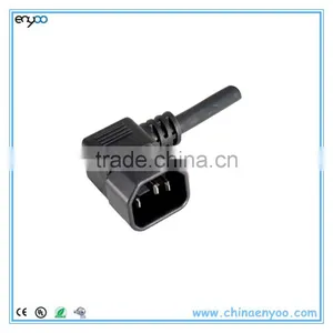 CPU/PDU Angled Power Cord - C14 Left Angle to C13 - 10 Amp thumbnail-2