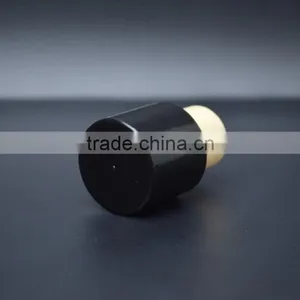 Black Plastic Cap With Synthestic Cork Tall Cork for Glass Bottle T-shape Cork thumbnail-4