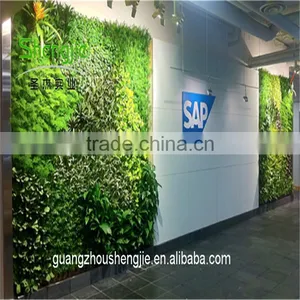 SJLJ013569 Artificial Vertical Green Walll Indoor Decorative Artificial Grass Wall thumbnail-3