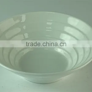 Wholesale China Funnel Shaped White Ceramic Bowl For Restaurant&Daliy Use thumbnail-2