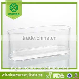 29.8cm/20cm Length Clear Home Decor Sqnare Vase thumbnail-1