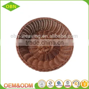 High Quality Large Round Clear Plastic Round Rattan Trays thumbnail-3