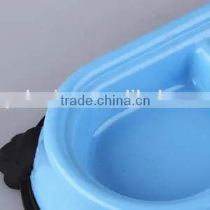 New Design Plastic Slip-resistant Oval Pet Bowl With Rubber Bottom/dog Bowl thumbnail-5