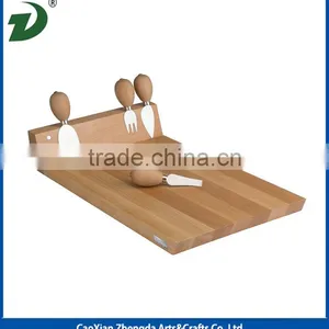 Beech Wood Mini Cheese Board thumbnail-5