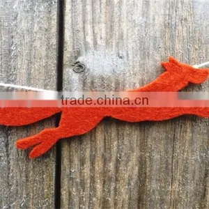 Hot Sell Felt Fox Garland Felt Garland Fox Bunting Made in China thumbnail-1