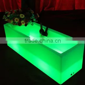 Color Changing Garden Decoration Plastic Illuminated Led Operating Ice Bucket thumbnail-6