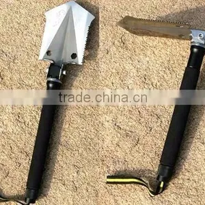 Newest Multifunction Outdoor Bushcraft Knife Shovel Hammer Hoe Fire Starter thumbnail-1