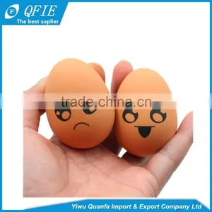 Wholesale Funny 60 Grams Lifelike Soft Rubber Emotional Face Egg Stress Ball Toy for Pets thumbnail-1