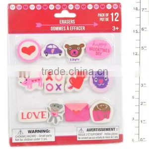12PCS ERASERS Valentine's Day thumbnail-1