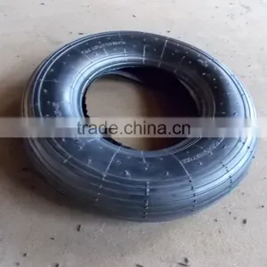 16inch Line Pattern Wheelbarrow Tyre 4.80/4.00-8 thumbnail-1