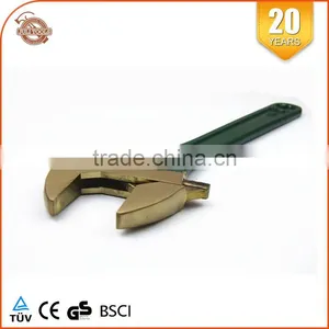 Nonsparking Aluminum Bronze Adjustable Wrench With Plastic Handle 6inch-18inch thumbnail-5