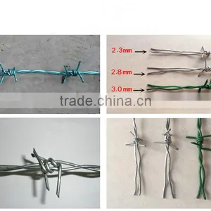 China Supplier Galvanized Stainless Steel Barbed Wire thumbnail-1