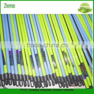 Chinese Long Pvc Coated Wooden Broom Stick thumbnail-1