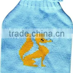 Penguin Embroidery Hot Water Bottle Cover thumbnail-3