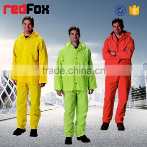Colored Adult Pvc Waterproof Rain Poncho With Sleeves thumbnail-1