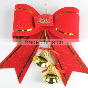 HFR-T309 Christmas Bowknot and Bell Pendants Big Lots Christmas Decorations thumbnail-2