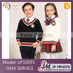 High Quality OEM Uniform Cable Knitting Fashion British Style Junior School Uniform thumbnail-1