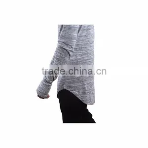 2017 Wholesale China Men Clothing t Shirt Long Sleeve Longline t Shirt thumbnail-4