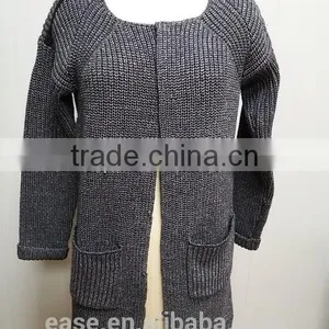 2017 Cold Shoulder Knitted Sweater Women Long Sleeve Pullovers Female Casual Slim Sweaters China Supplier thumbnail-1