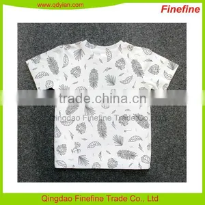Custom Baby Kids Allover Printed Cotton Jersey Summer T Shirt thumbnail-4
