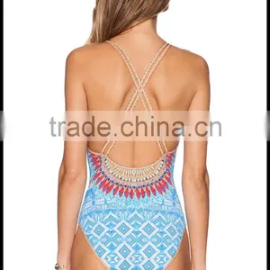 High Quality Cheap Pretty Sexy One-Piece Swimsuits For Women thumbnail-3