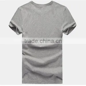 Grey Men's t Shirt With Short Sleeve Wholesale China thumbnail-2