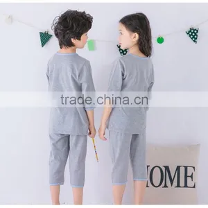 Wholesale Childrens Pajamas Summer Kinds Sleepwear Latest 100%cotton Kids Pajamas thumbnail-4