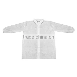 Mens Disposable Nonwoven Lab Coat thumbnail-6