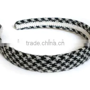 BLK & WHT FABRIC Headband,headgear,headwear thumbnail-1