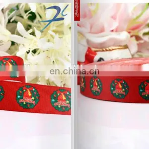 Hot Sell Stock Printed Christmas Ribbon thumbnail-4