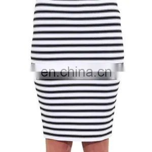 2016 New Arrivel Striped Pencil Skirt thumbnail-3