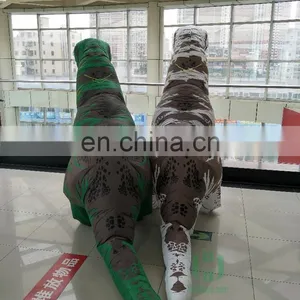 HI 210cm Height Walking Adult Dinosaur Costume Inflatable T-rex Costume thumbnail-3