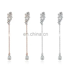 Silvering Crystal Pendant Newly Designs Earrings for Women With High Quality Picture thumbnail-5