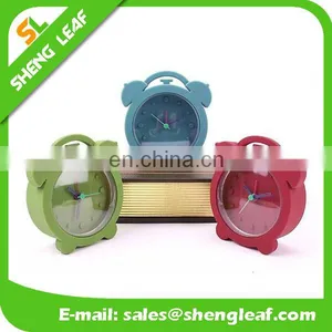 Candy Color Lie-ins Electronic Alarm Clock Silicone Cartoon Alarm Clock thumbnail-1