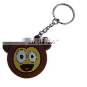 Promotion Cheap Soft 3d PVC Keychain Rubber Keyring thumbnail-2