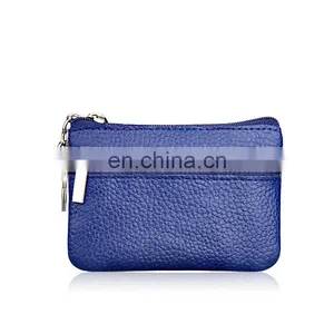 Genuine Leather Coin Purse With Key Ring thumbnail-6