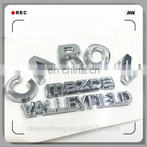 Customized Chrome Car Sticker thumbnail-1