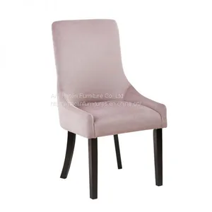 Pink Velvet Dining Chair With Solid Wood Frame,Hotel Chair,Restaurant Chair,Side Chair HL-7043 thumbnail-1