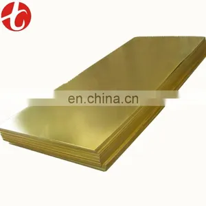 Polished Antique 1/2 Hard C26000 C27000 Brass Sheet / Brass Plate thumbnail-4
