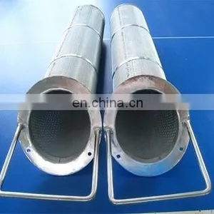 304 Stainless Steel Perforated Sheet Cleanable and Reusable Basket Oil Filter thumbnail-3