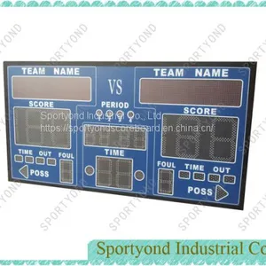 Multi-functions Electronic Scoreboard for Basketball Handball Volleyball thumbnail-1