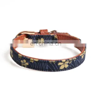 Pet Supplier Custom Design Dog Collar Popular Pet Bow Tie Adjustable Pet Padded Collars thumbnail-2