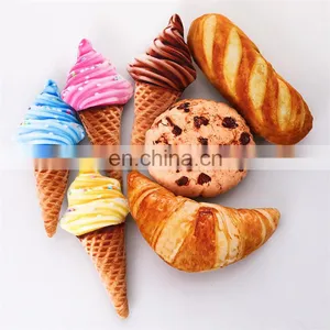 Cute Stuffed Dog Squeaky Toys Plush Vegetables Meat Chew Dog Toys thumbnail-3