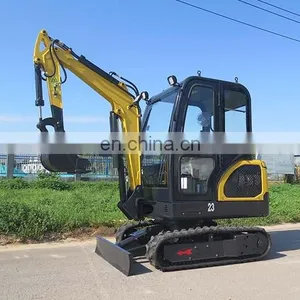 FREE SHIPPING Crawler Mini Excavator Mini Digger Price With Rubber Track thumbnail-7