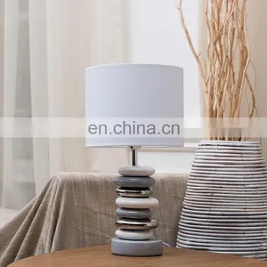 Nordic Simple Custom Hotel Nightstand Lamp Home Table Decoration Cheap Modern Bedside Lamp With Logo thumbnail-1