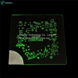 New Arrivals Laser Painting LED Christmas Glow Gift Cards Best Promotional Gifts for Kids thumbnail-1