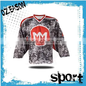 2016 Hot Sale Latest Design Ice Hockey Jersey thumbnail-6