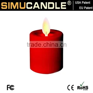 Flickering Wick Votive Candle Led for Hotel Decoration With USA and EU Patent thumbnail-5