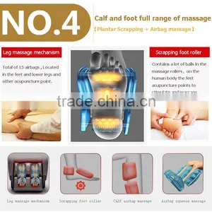 ShiKang Luxury Full Body Electric Office Massage Chair With Shoulder Air Bag AK-3030 thumbnail-5
