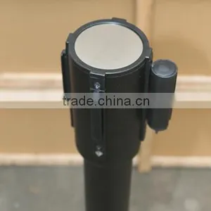 Black Stainless Steels Queue Stanchions-Retractable Tensa Barriers- QueueWay Post thumbnail-2